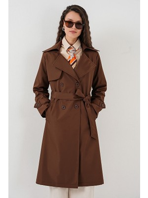 Bigdart Kadın Pardesü&trençkot 5918 Kahve