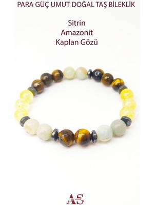 UltraMint Enerji ve Umut Dolu 8mm Karma Doğal Taş Bileklik, Şık ve Anlamlı Aksesuar