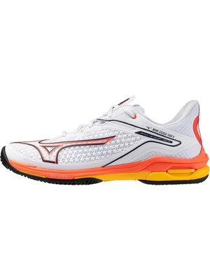 Mizuno Wave Exceed Tour 6 Ac Erkek Tenis Ayakkabısı Beyaz / Turuncu