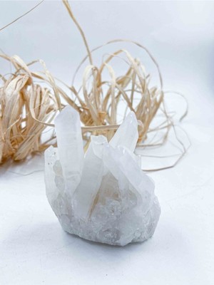 UltraMint Doğal Kristal Kuvars Taşı, Şifa ve Enerji Taşı, Parça, Sağlık Destekleyici