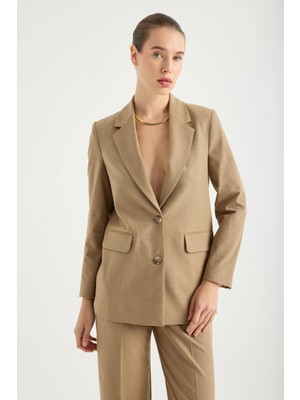Masha Kate Düz Kesim Blazer Ceket