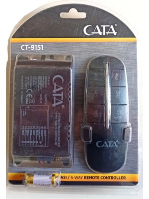 Cata CT-9151 6’lı Avize Kumandası – 6 Kanal Uzaktan Kumanda