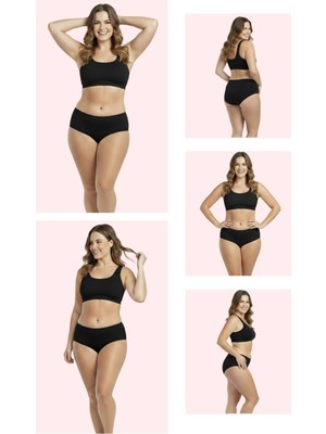 New Lilla 1007 Kadın  Mix 5'lı Günlük Bato Külot