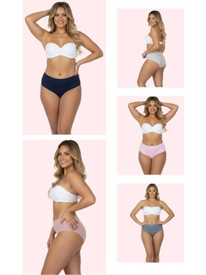 New Lilla 1007 Kadın  Mix 5'lı Günlük Bato Külot