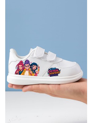 Kpop  Demon Huntres 3smilegirls Baskılı Kız Çocuk Spor Ayakkabı ve Sneakers