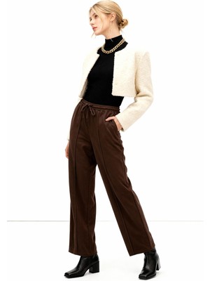 Rays 8302A Ön Çima Detay Eşofman Kahve