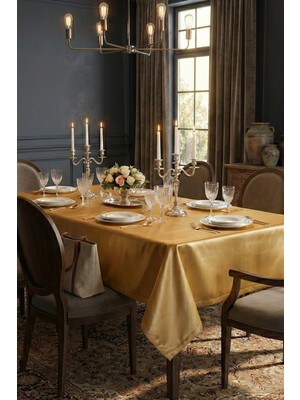 Finezza Kristal Gold Masa Örtüsü