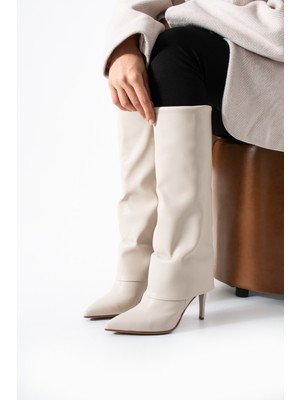 Bufu Vega Long Stiletto Yüksek Bilek Uzun Topuklu Kadın Çizme