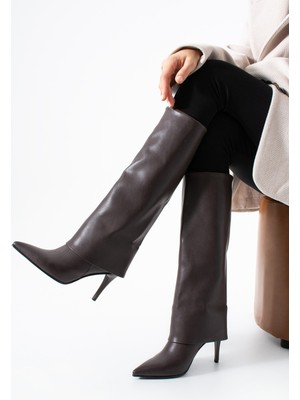 Bufu Vega Long Stiletto Yüksek Bilek Uzun Topuklu Kadın Çizme