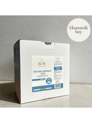 The Elite Home Bulaşık Makinesi Tuzu 3 Kg Doğal Saf Tuz – Kireç Önleme – Makina Koruma