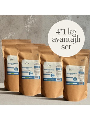 The Elite Home Doğal Bulaşık Makinesi Tuzu 1 kg x 4 Adet