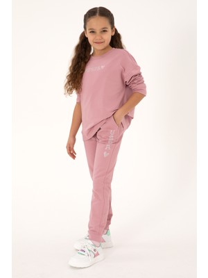 U.S. Polo Assn. Kız Çocuk Orkide Bisiklet Yaka Sweatshirt 50317960-VR221