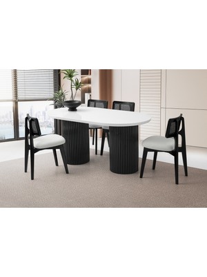 Kone Haus Modern Masa ve Sandalye Takımı MTK3427