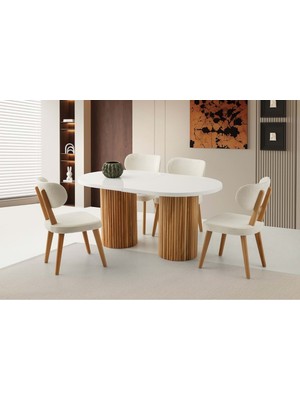 Kone Haus Modern Masa ve Sandalye Takımı MTK3405