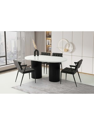 Kone Haus Modern Masa ve Sandalye Takımı MTK3409