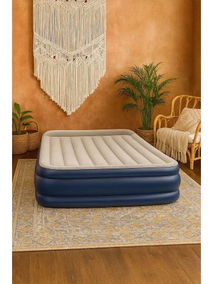 Blooma Çift Kişilik Elektrikli Şişme Yatak 203X152X46