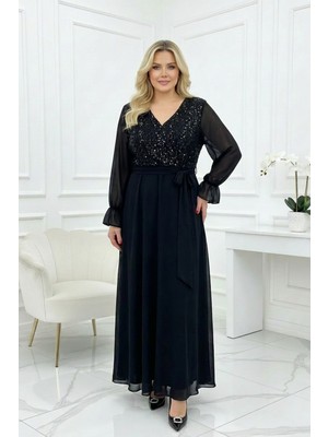 Florance Tekstil Florance Nara Büyük Beden Elbise