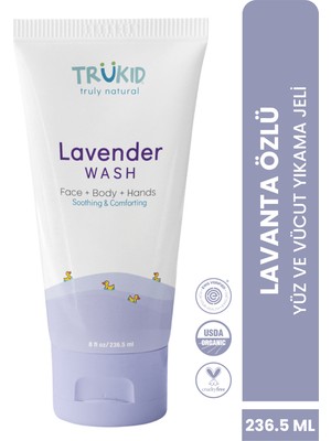 Trukid Lavanta Özlü Yüz ve Vücut Yıkama Jeli 236.5 ml