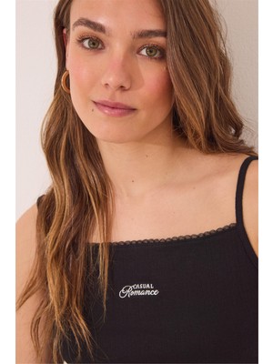 Women Secret Siyah Atlet Şort Takımı