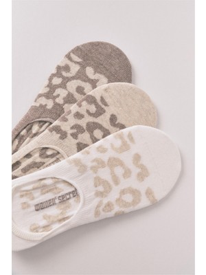 Women Secret Çok Renkli Leoparlı 3'lü Çorap Seti