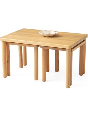 Kone Haus Clea Natural Ceviz Orta Sehpa KH2103