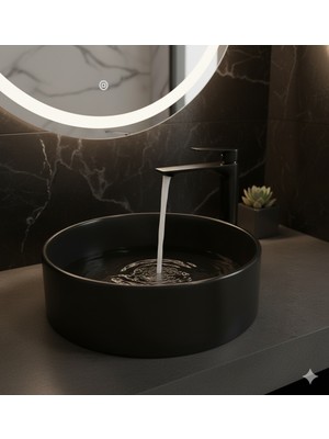 Faumix Lüks Çanak Lavabo Bataryası - Yüksek Tip Banyo Musluğu - [gold, Mat Gold, Rose Gold, Siyah,krom;)