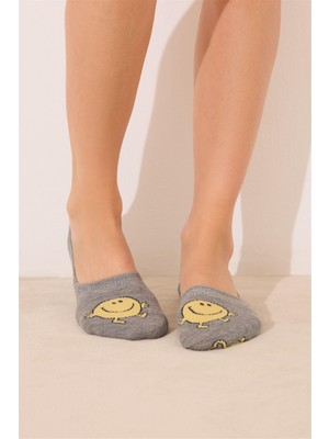 Women Secret Çok Renkli 3'lü Baskılı Babet Çorap Seti