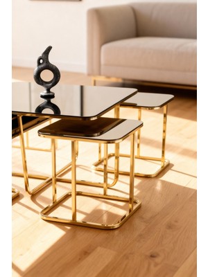 Kone Haus Care Gold Orta Sehpa KH2092