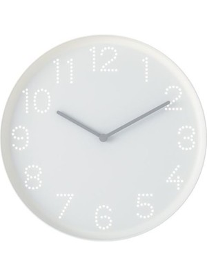 Modern Beyaz Duvar Saati, Şık ve Zarif Tasarım