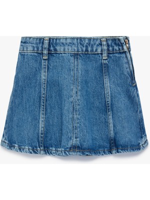 Koton Pamuklu A Kesim Denim Etek