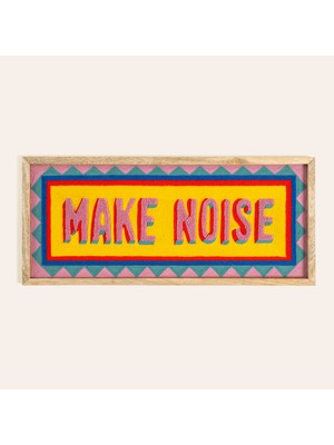 Zsa Zsa Zsu Rajpath Nakışlı Ağaç Dekoratif Duvar Panosu 20X50 cm Renkli