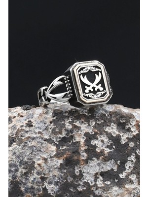 Prestige Gümüş Hz. Ali Zülfikar Kılıcı 925 Ayar Gümüş Yüzük 902481