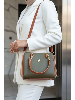 Polo Club Kadın Polo 4 Bölmeli Zincir Detaylı Uzun Çapraz Askılı & El Çantası