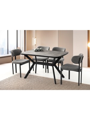 Kone Haus Modern Masa ve Sandalye Takımı MTK3508