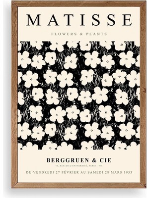 Marsilyan Matisse Ahşap Çerçeveli Tablo 23 x 30