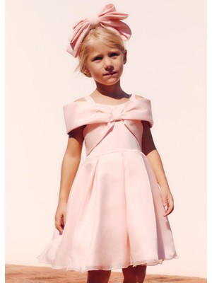 Mayoral Abel Lula Kız Çocuk Boston Abiye Elbise Pembe