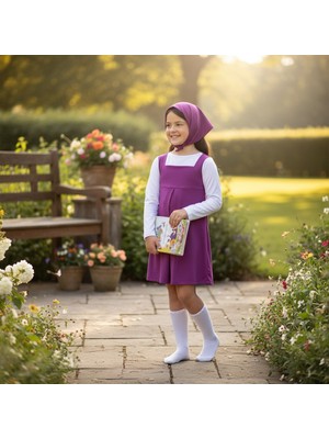 Maşa Kız Çocuk Kostümü