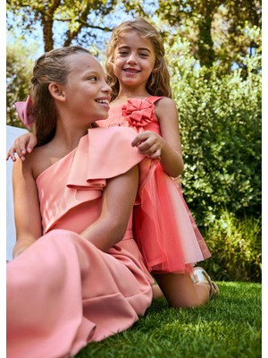 Mayoral Abel Lula Kız Çocuk Atina Abiye Tulum Pembe