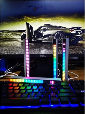 Marsilyan Rgb Sese Duyarlı Taşınabilir Ekolayzer LED Çubuk