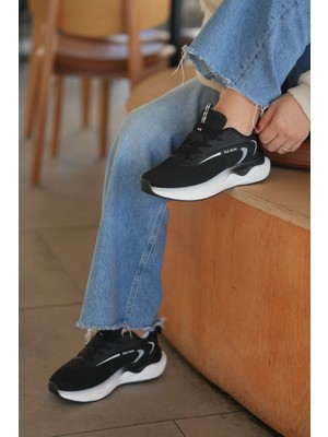 Solazer Kadın Beyaz Ortopedik Taban Günlük Sneaker 048 048