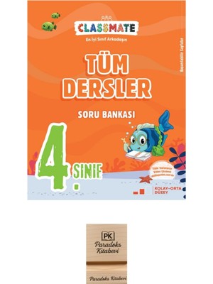 Okyanus Yayınları 4. Sınıf Classmate Tüm Dersler Soru Bankası + Telefon Standı