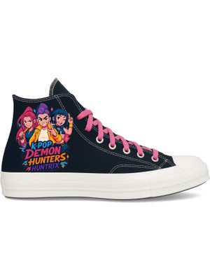 Alc Desing Kpop Demon Hunters Huntrıx Baskılı Kız Çocuk Spor Ayakkabı ve Sneaker