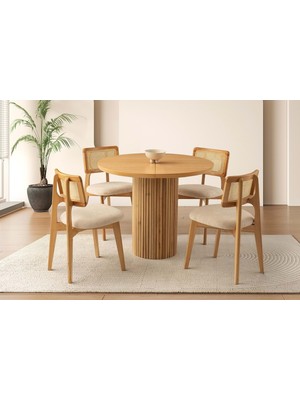 Kone Haus Modern Masa ve Sandalye Takımı MTK3432