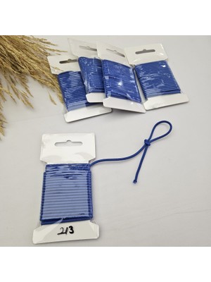 Kaf Kumaş 3 mm Yuvarlak Yumuşak Lastik Ip 5 mt | Bel Paça Don Lastiği | Aksesuar Lastiği