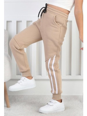 3 Iplik Kız Çocuk  Dar  Paça Eşofman Altı