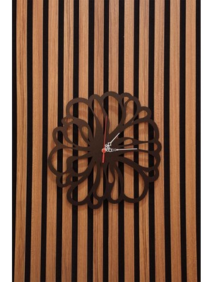 Şekilli Lazer Kesim Mdf Duvar Saati, Modern ve Şık Dekorasyon Parçası