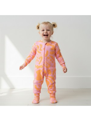 Ella Bonna Fermuarlı Bisiklet Yaka Uyku Tulumu Çoraplı Patikli 2,5 Tog