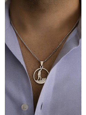 Kemal Atatürk Kolye – Unisex, 60 cm Zincirli, Özgürlük ve Ilhamın Simgesi