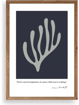 Marsilyan Henri Matisse Ahşap Çerçeveli Tablo 23 x 30