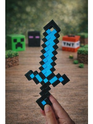 Modu3D Minecraft Çocuk Oyuncak 15 Cm/ Elmas Kılıç